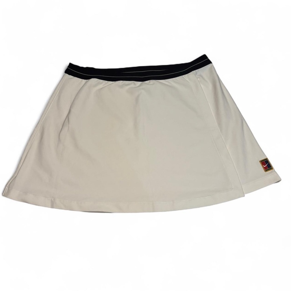 Vintage Nike Tennis Skirt White Size Large Y2K Preppy Athletic Mini